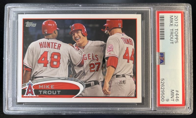 2012 Topps Mike Trout #446 front