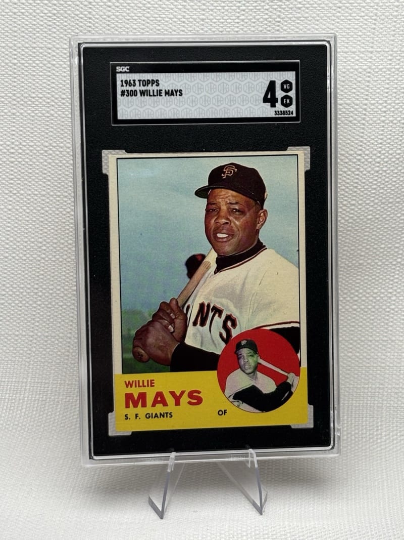 1963 Topps Willie Mays #300 front