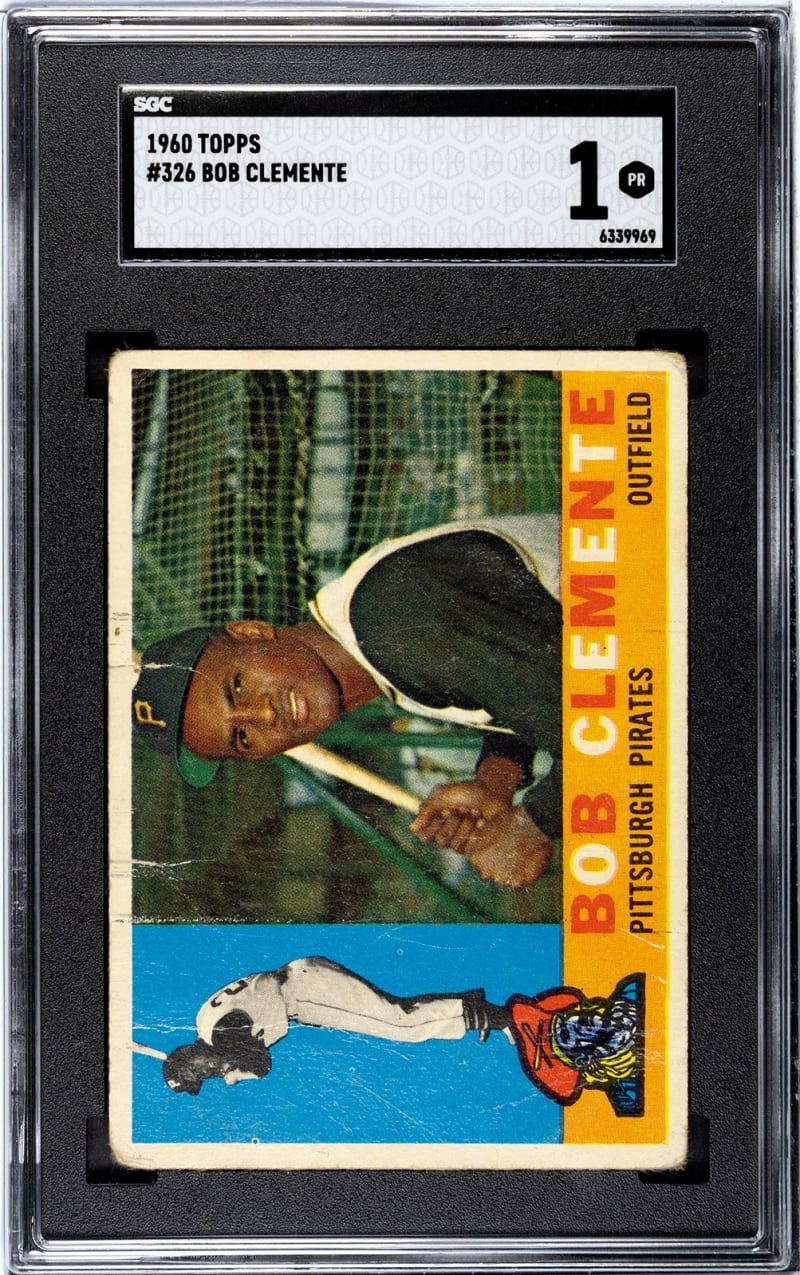 1960 Topps Roberto Clemente #326 front