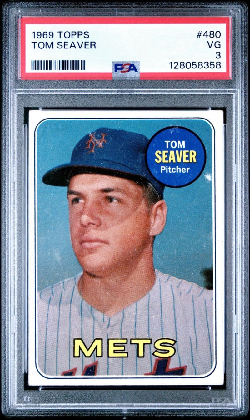 1969 Topps Tom Seaver #480 front