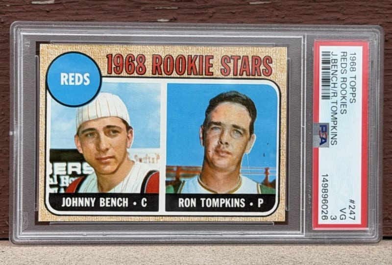 1968 Topps Johnny Bench #247 front