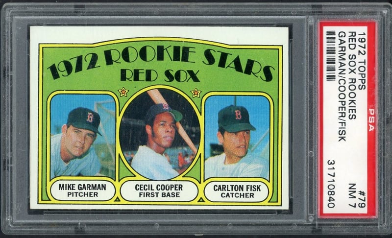 1972 Topps Carlton Fisk #79 front