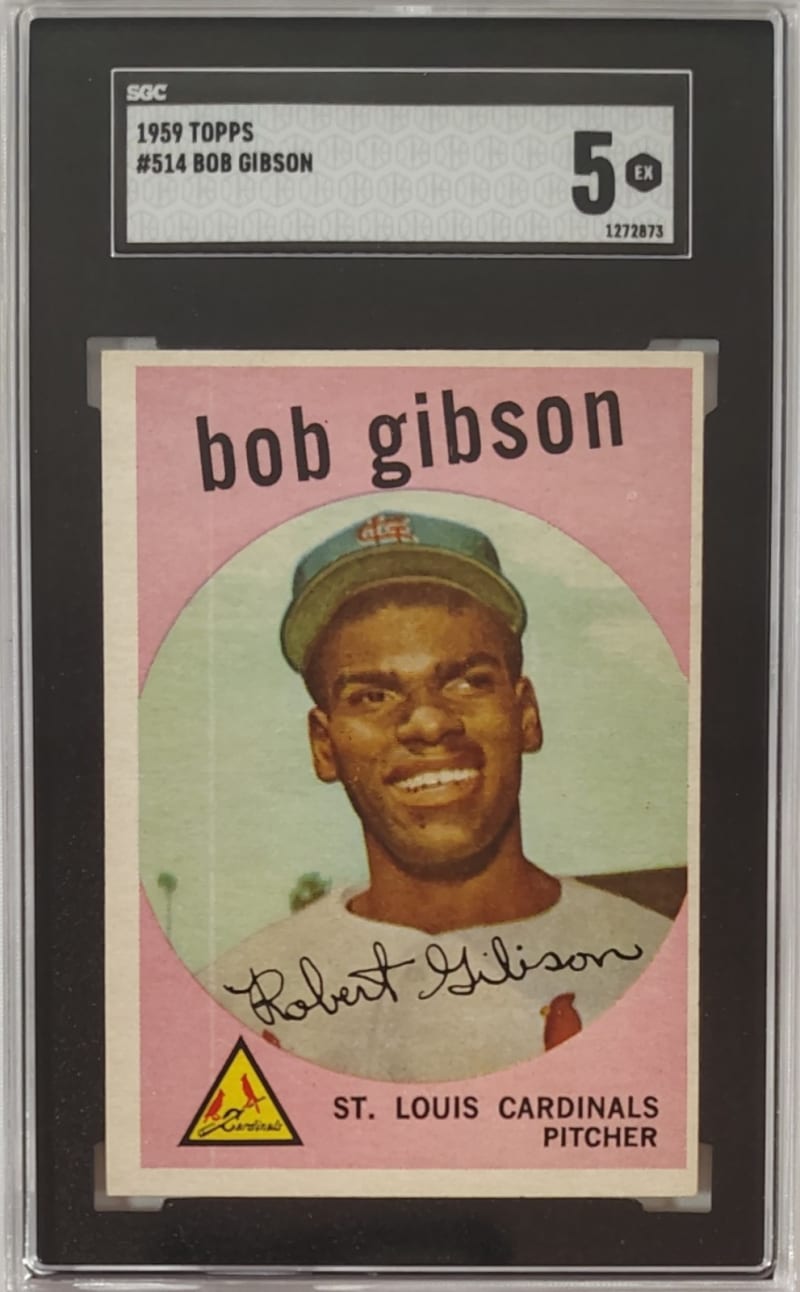1959 Topps Bob Gibson #514 front