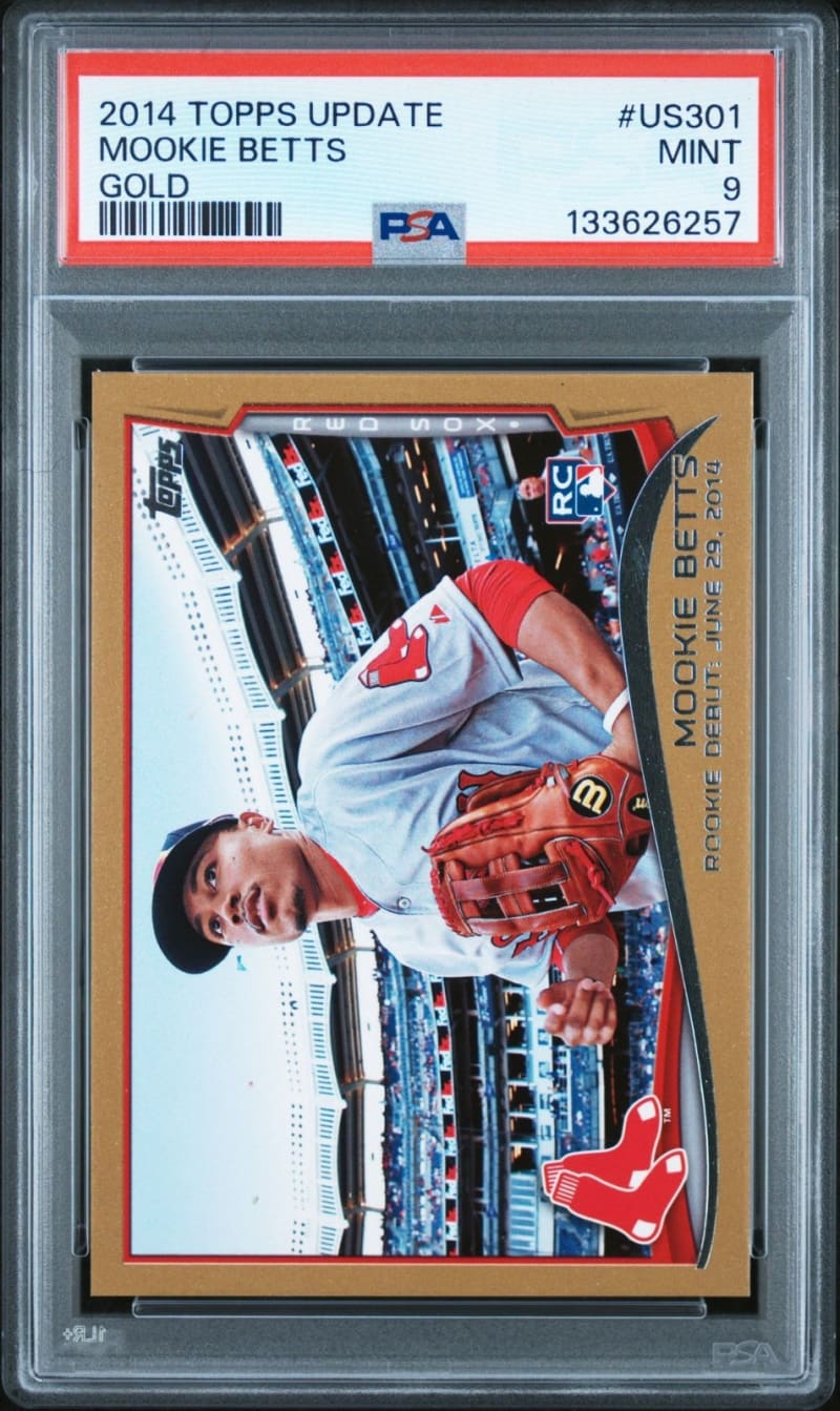 2014 Topps Update Mookie Betts #US301 front