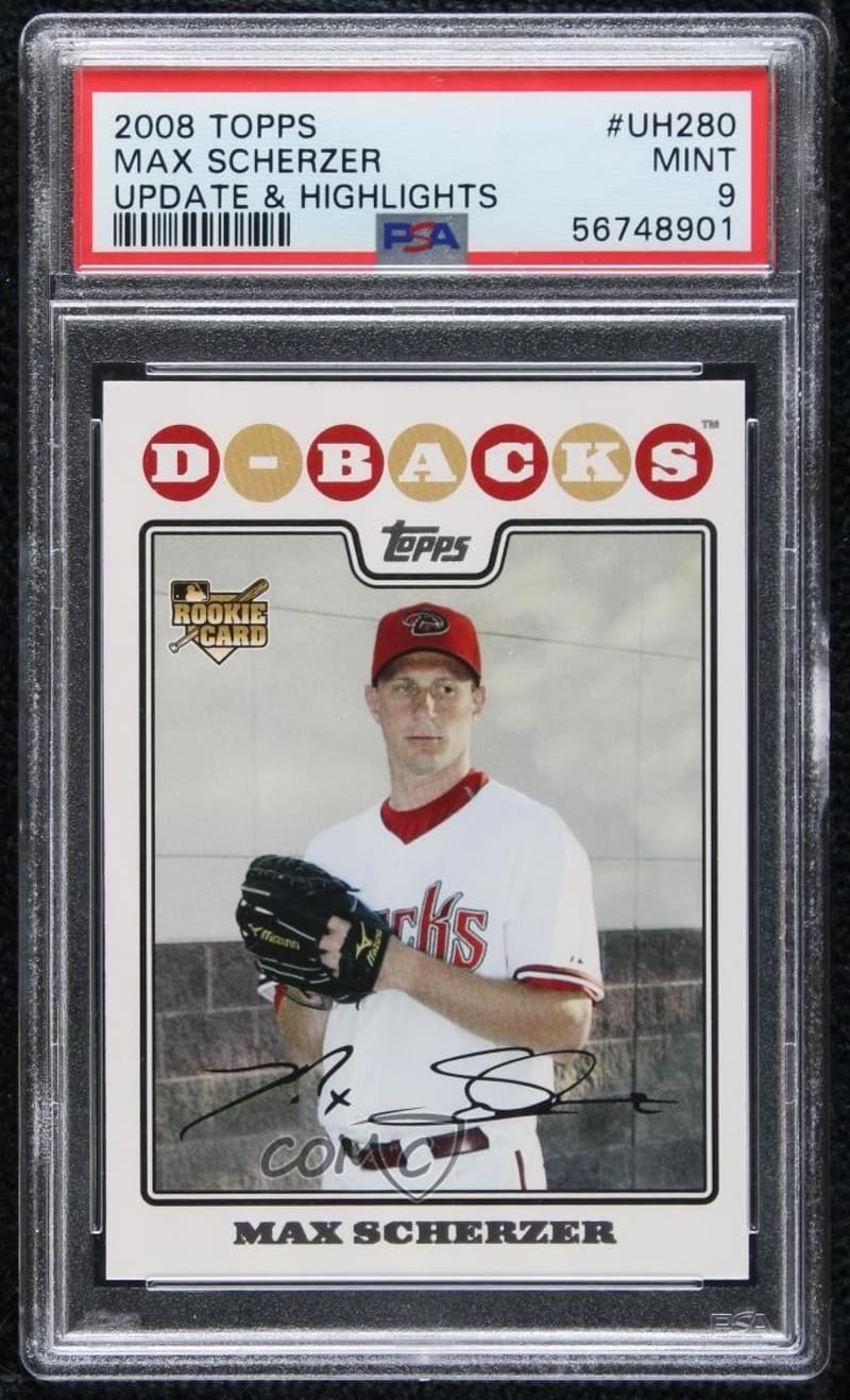 2008 Topps Updates & Highlights Max Scherzer #UH280 front