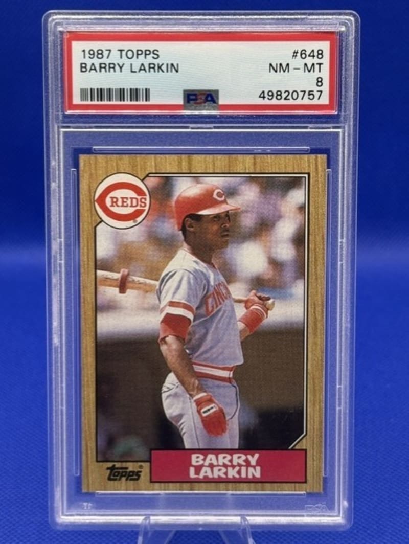 1987 Topps Barry Larkin #648 front