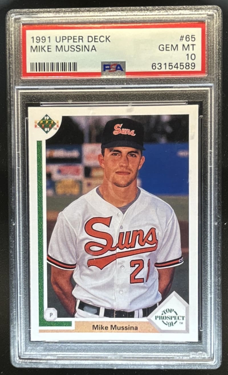1991 Upper Deck Mike Mussina #65 front
