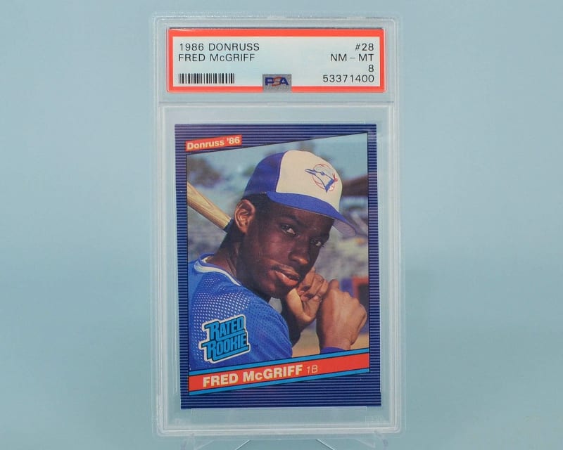 1986 Donruss Fred McGriff #28 front