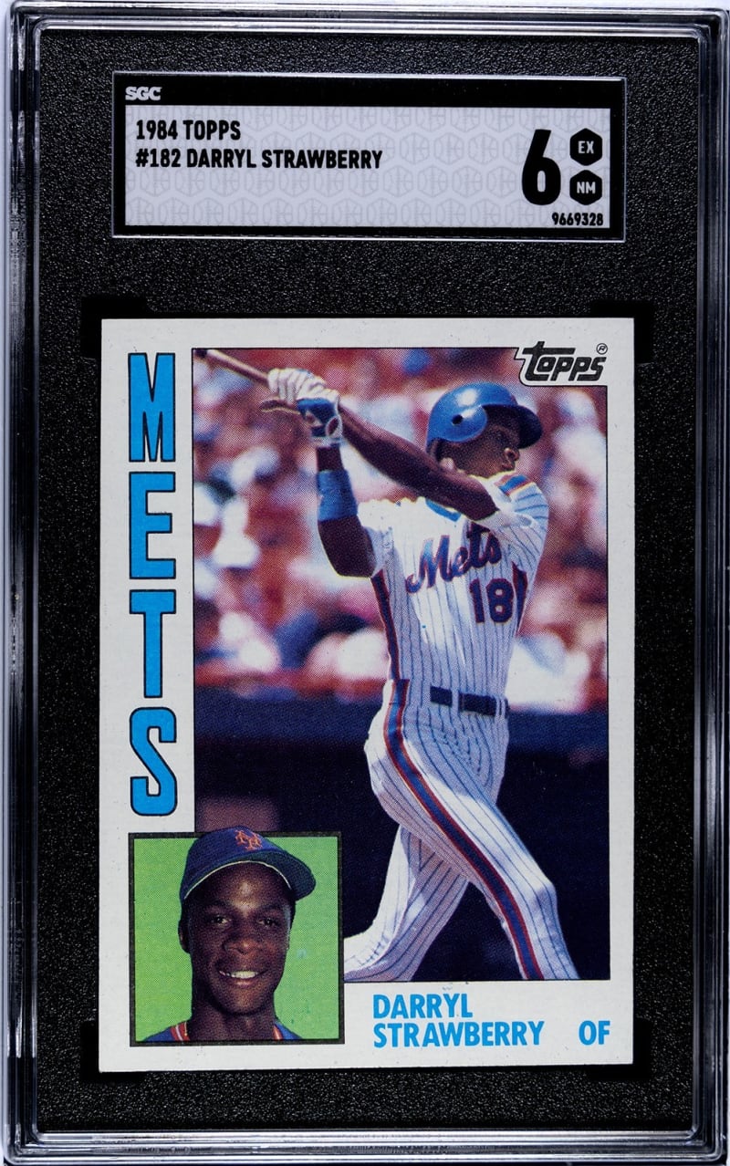 1984 Topps Darryl Strawberry #182 front