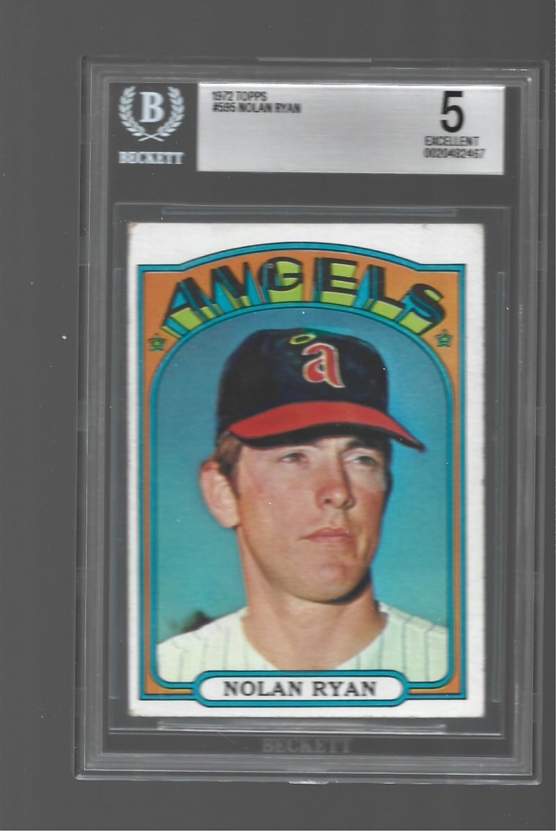 1972 Topps Nolan Ryan #595 front