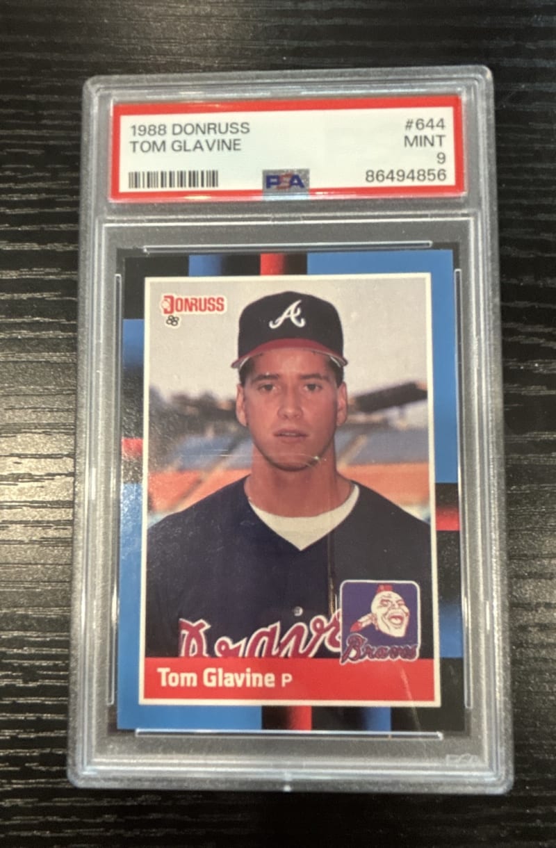 1988 Donruss Tom Glavine #644 front