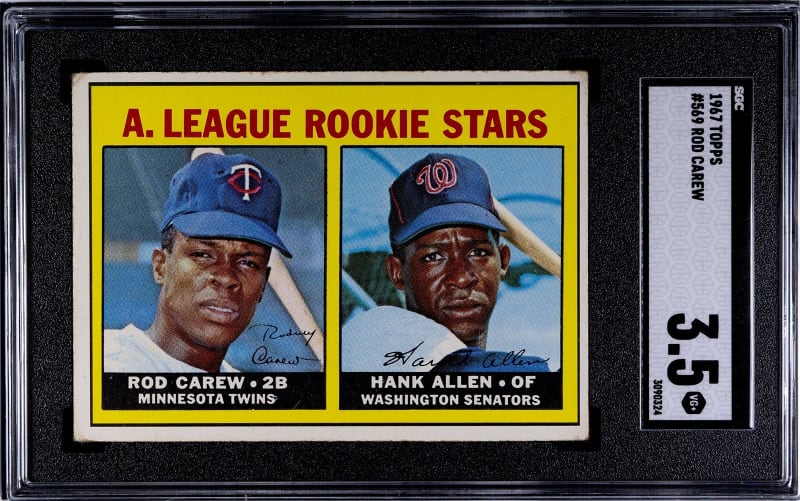 1967 Topps Rod Carew #569 front