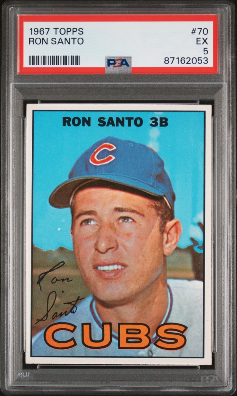 1967 Topps Ron Santo #70 front