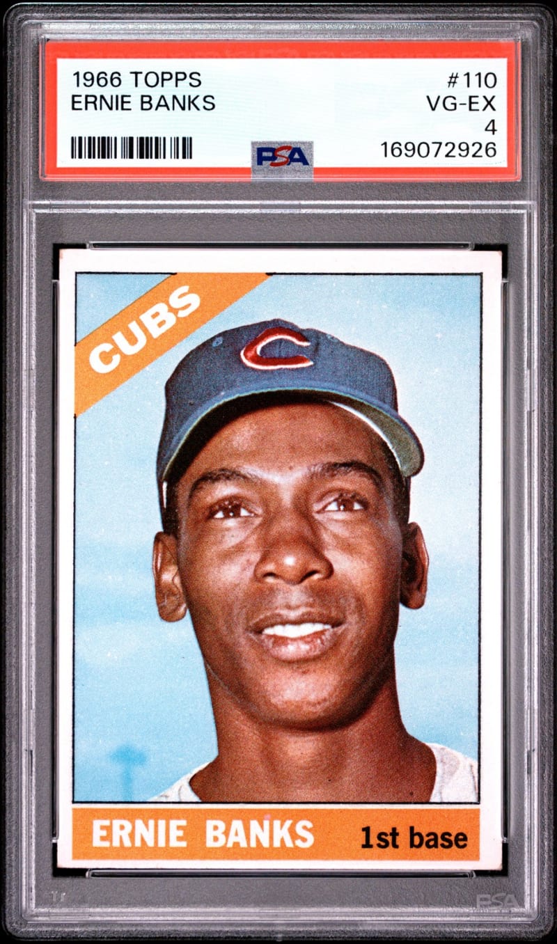 1966 Topps Ernie Banks #110 front