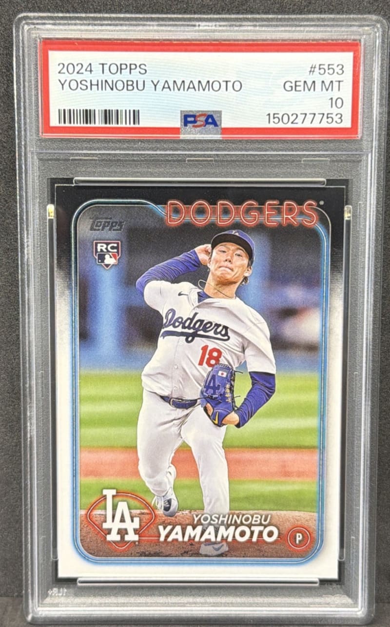 2024 Topps Yoshinobu Yamamoto #553 front