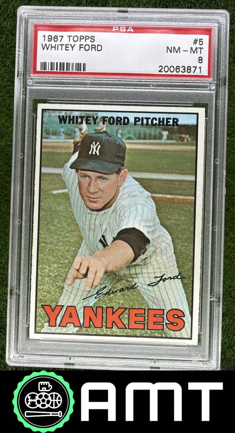 1967 Topps Whitey Ford #5 front