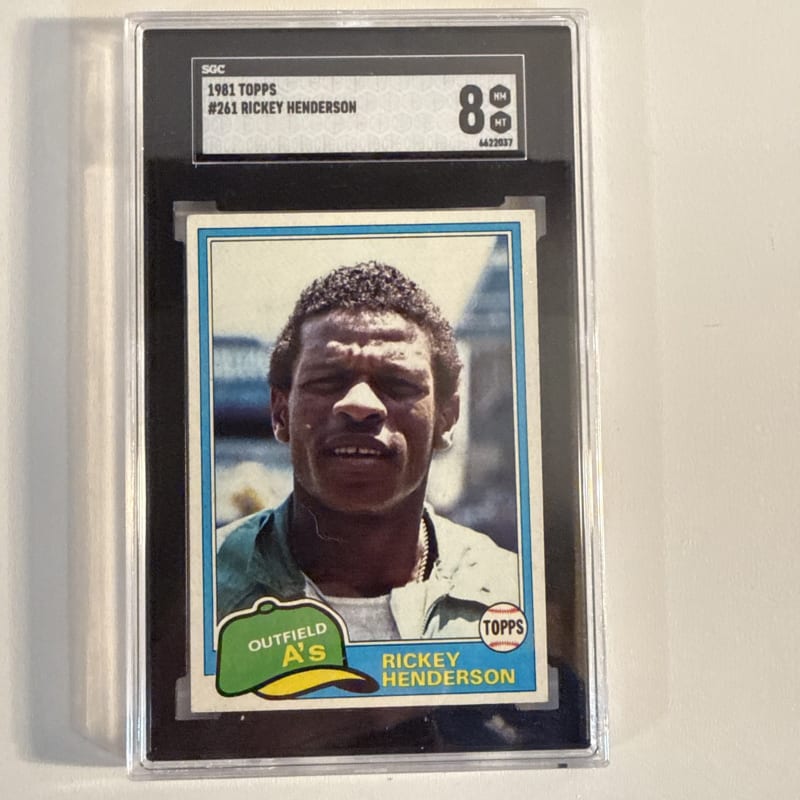 1981 Topps Rickey Henderson #261 front
