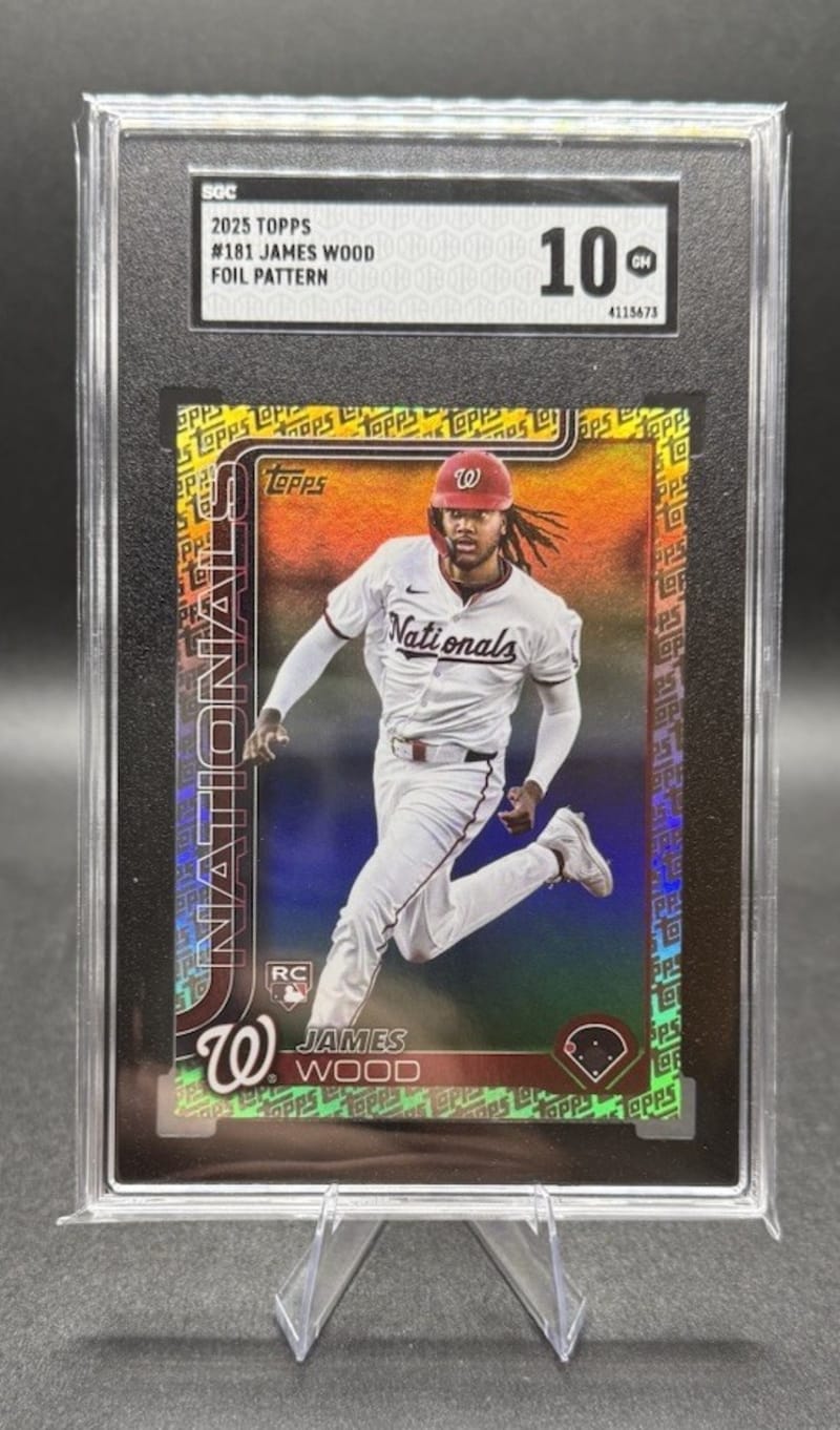 2025 Topps James Wood #181 front