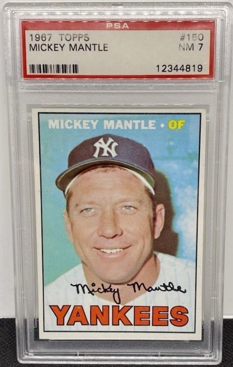1967 Topps Mickey Mantle #150 front
