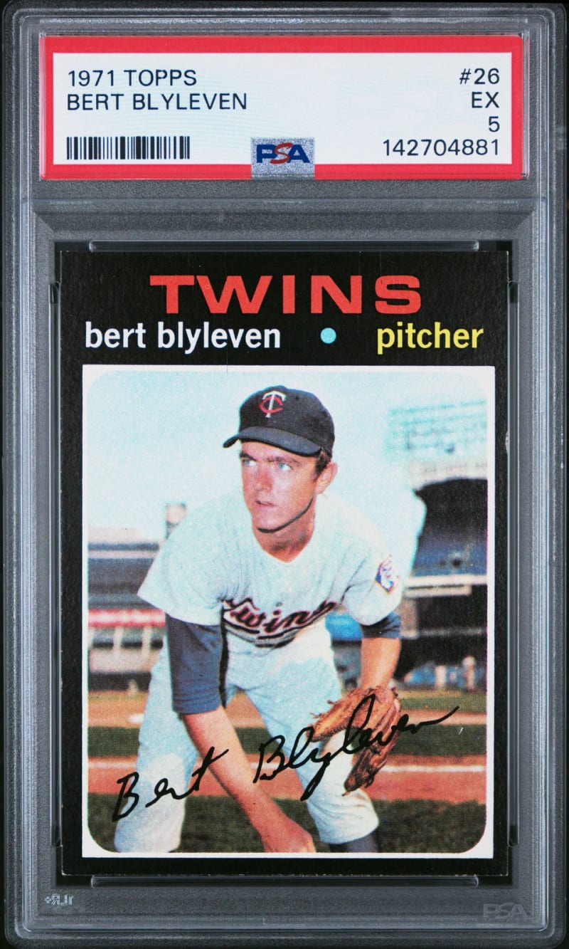 1971 Topps Bert Blyleven #26 front