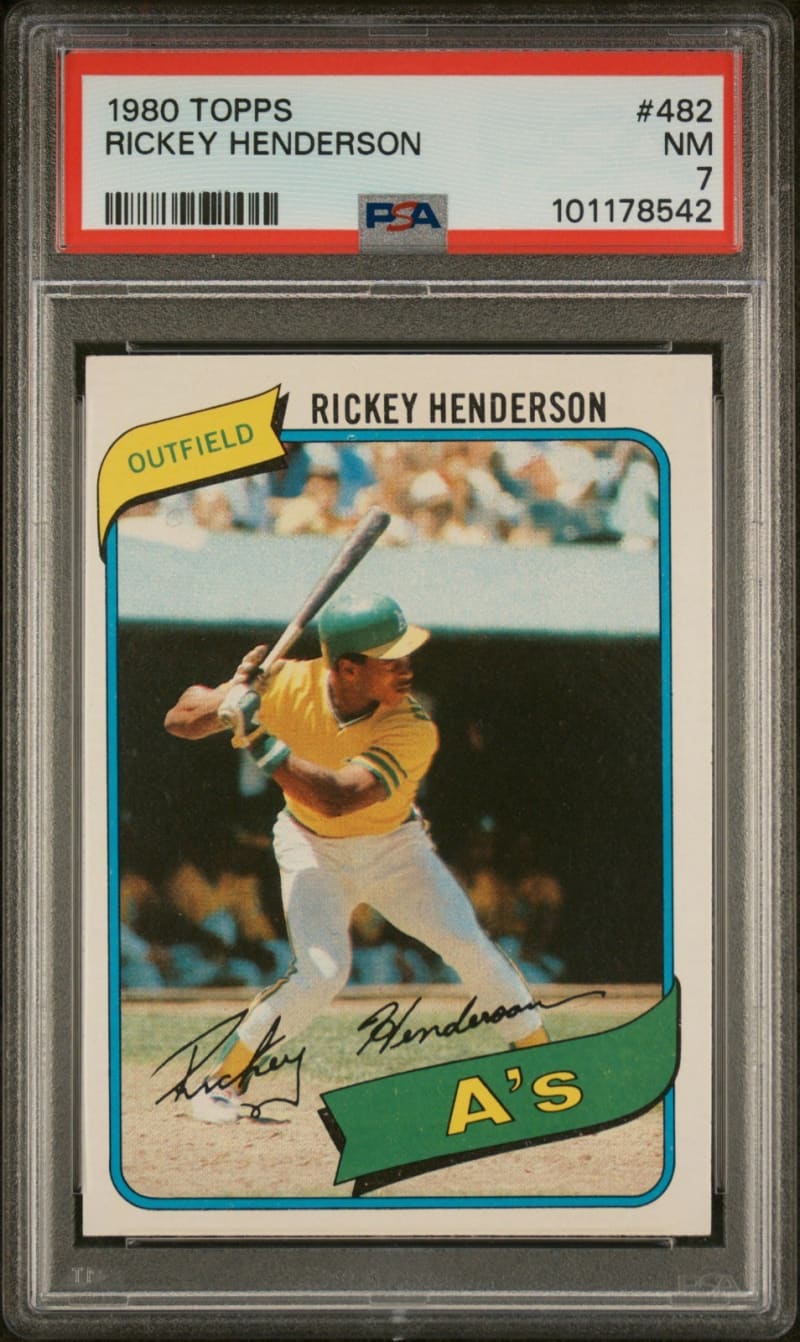 1980 Topps Rickey Henderson #482 front