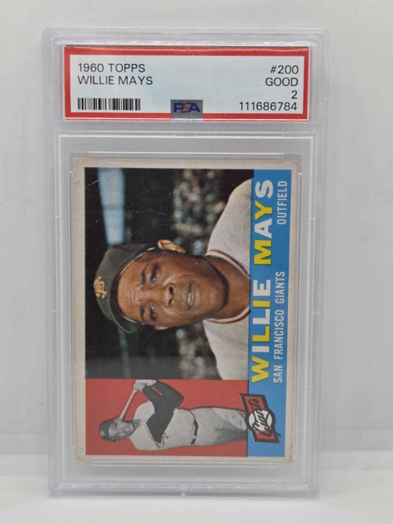 1960 Topps Willie Mays #200 front
