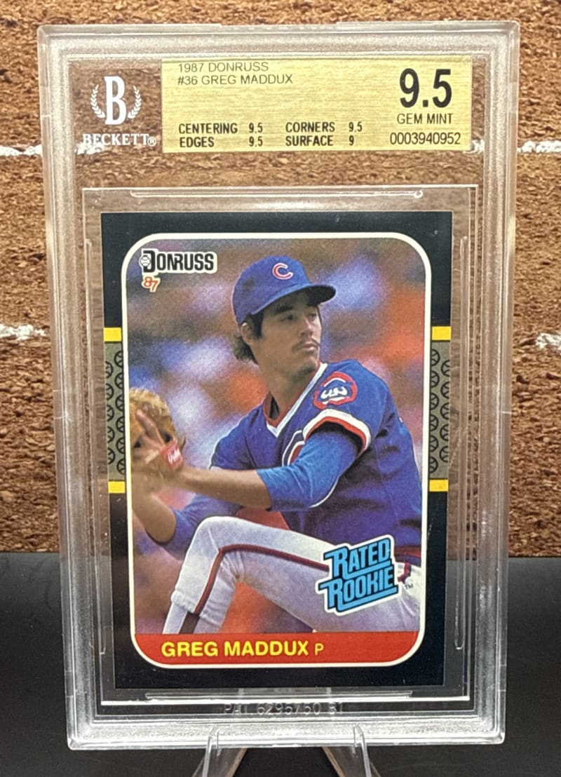 1987 Donruss Greg Maddux #36 front