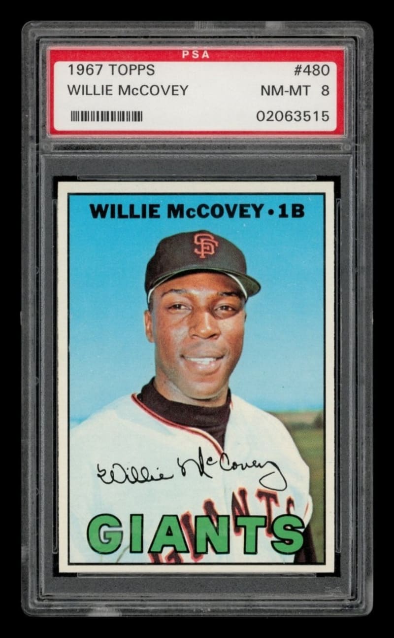 1967 Topps Willie McCovey #480 front