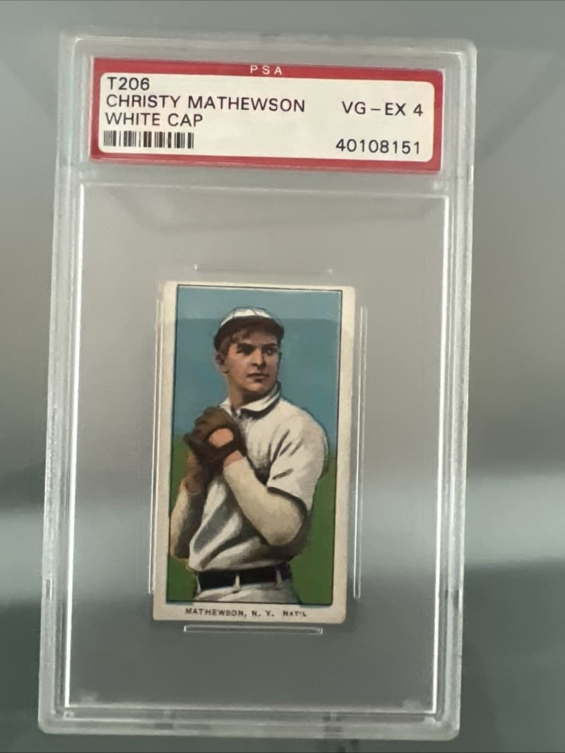 1909 T206 Christy Mathewson front