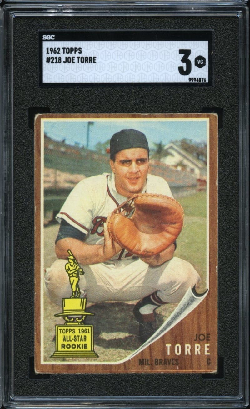 1962 Topps Joe Torre #218 front