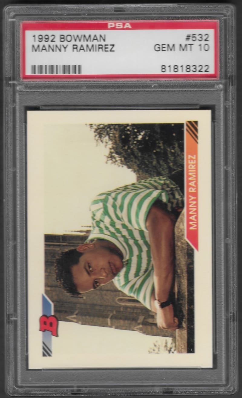 1992 Bowman Manny Ramirez #532 front