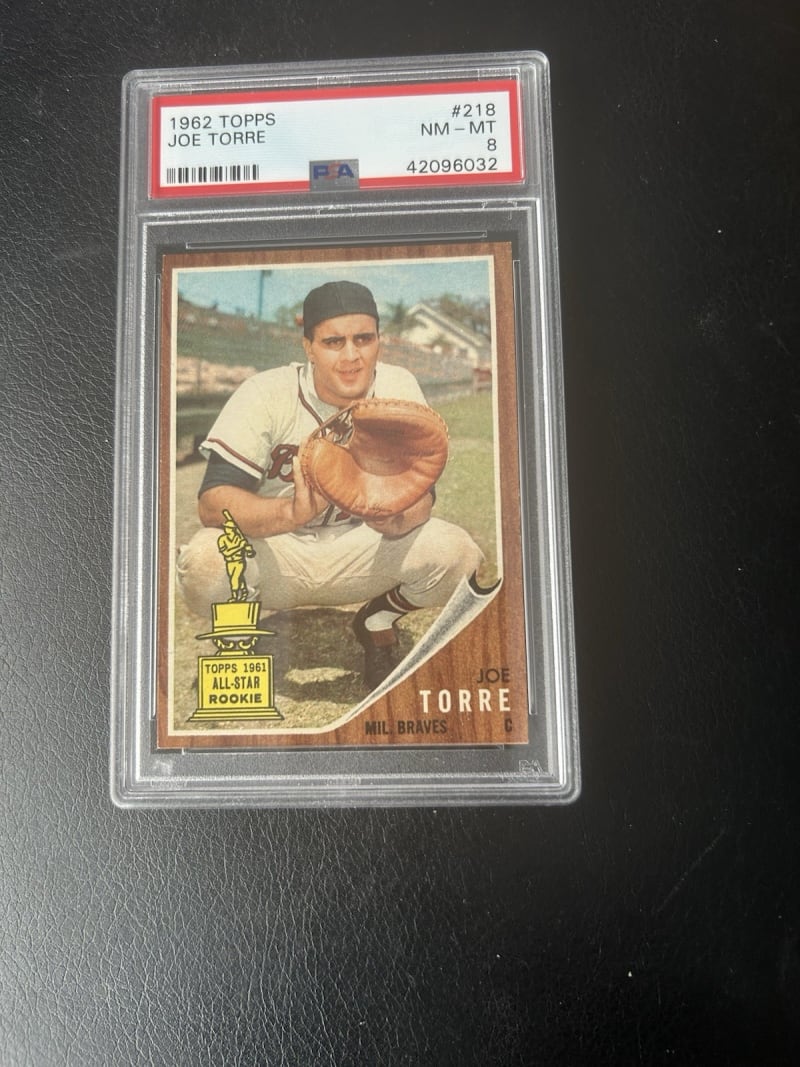 1962 Topps Joe Torre #218 front