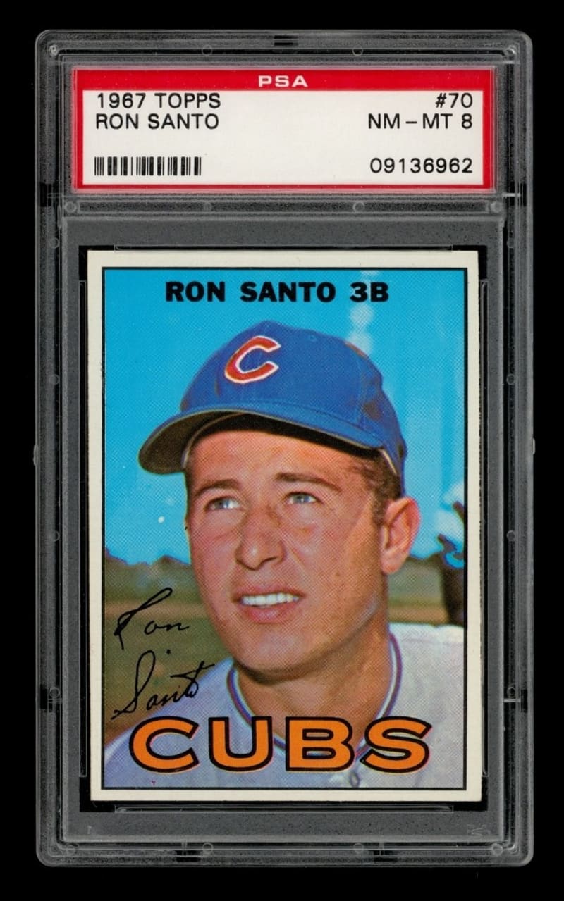 1967 Topps Ron Santo #70 front