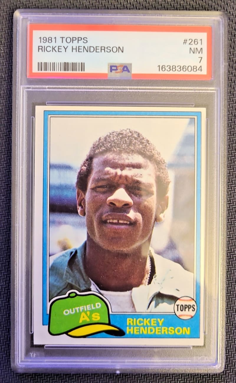 1981 Topps Rickey Henderson #261 front