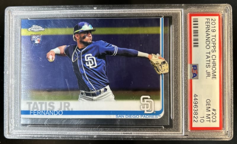 2019 Topps Chrome Fernando Tatis Jr. #203 front
