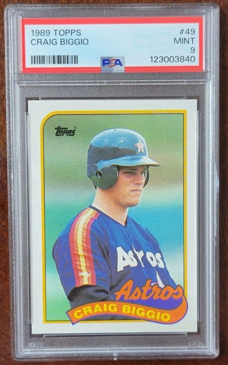 1989 Topps Craig Biggio #49 front