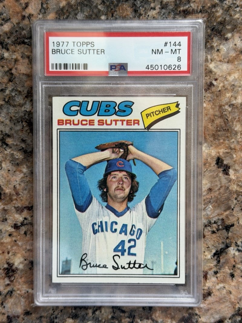 1977 Topps Bruce Sutter #144 front