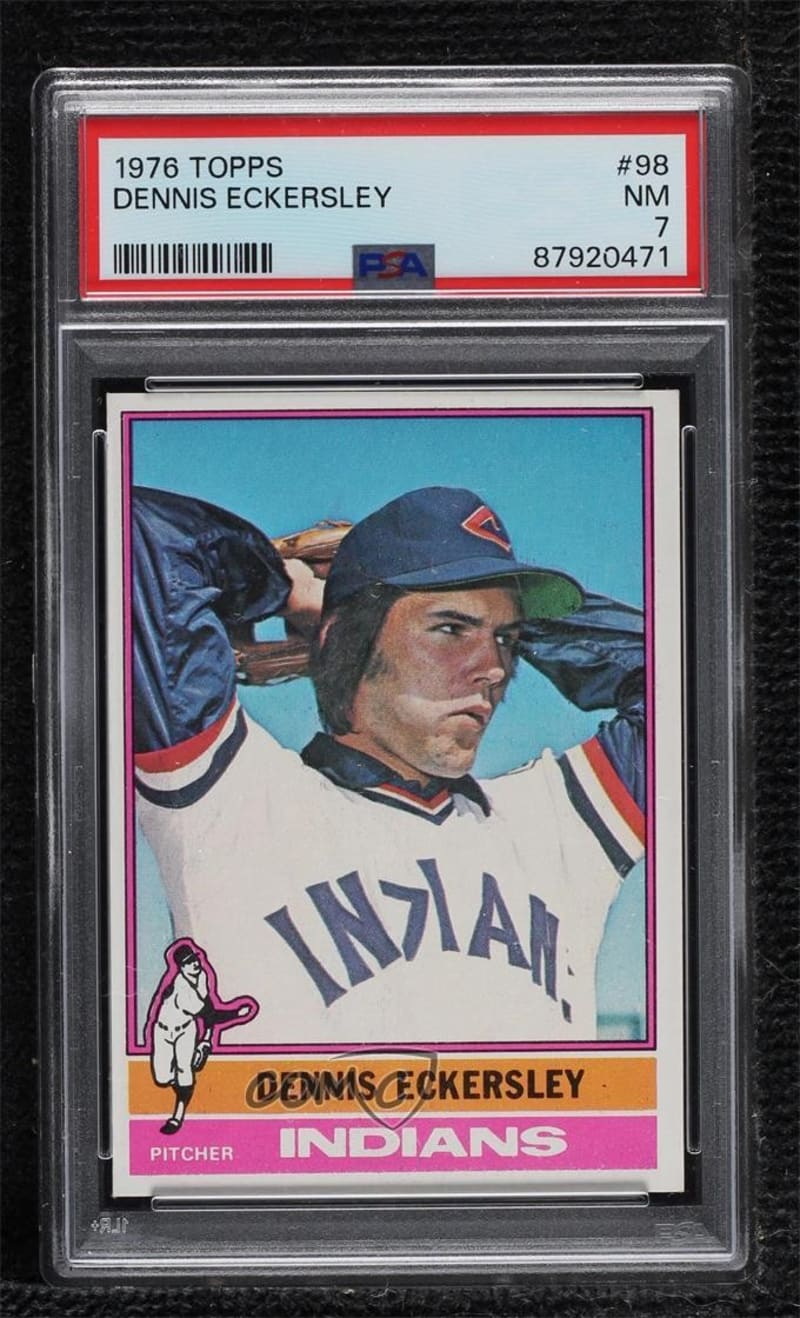 1976 Topps Dennis Eckersley #98 front