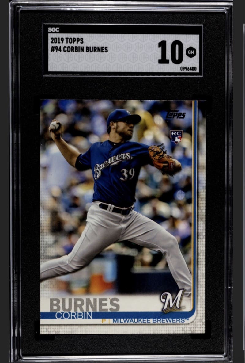2019 Topps Corbin Burnes #94 front