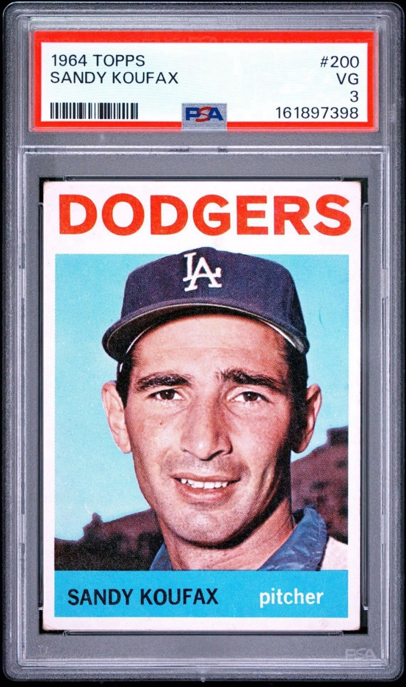 1964 Topps Sandy Koufax #200 front