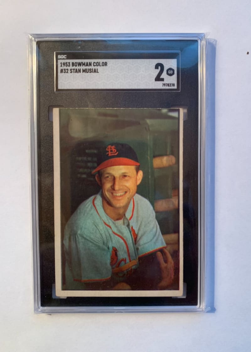 1953 Bowman Stan Musial #32 front