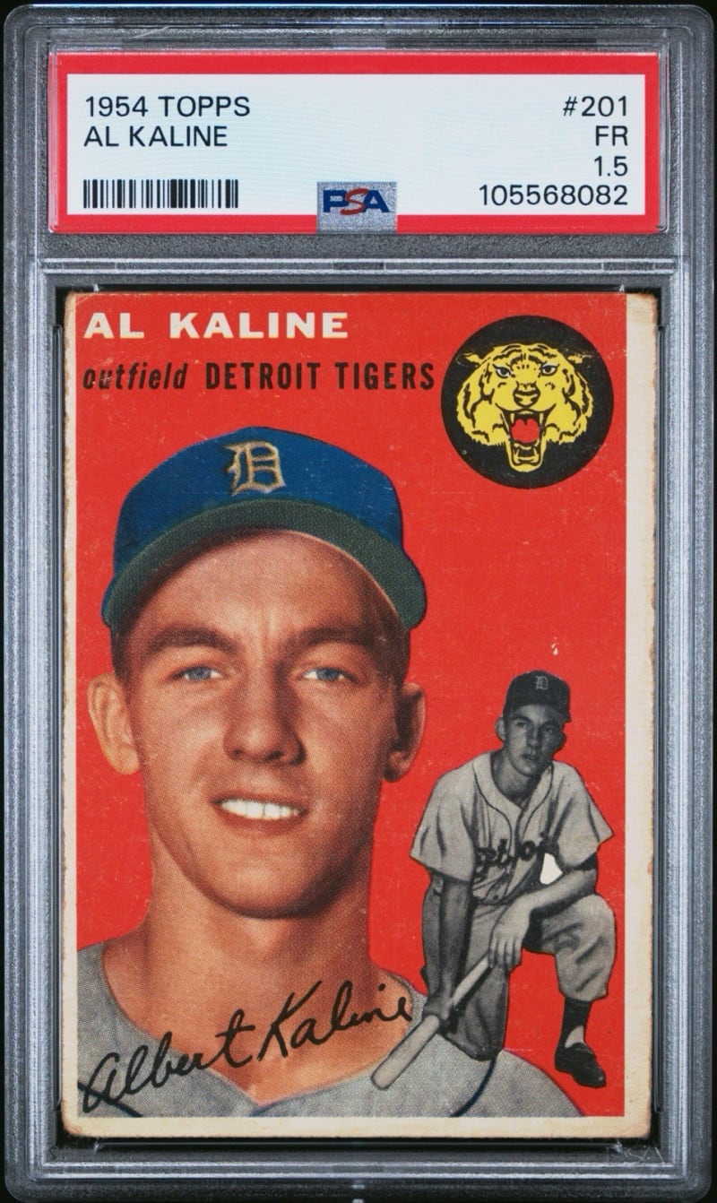 1954 Topps Al Kaline #201 front