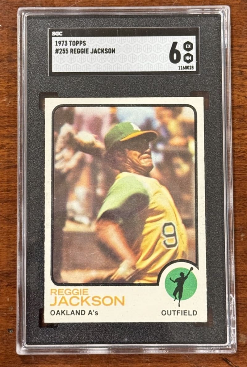 1973 Topps Reggie Jackson #255 front