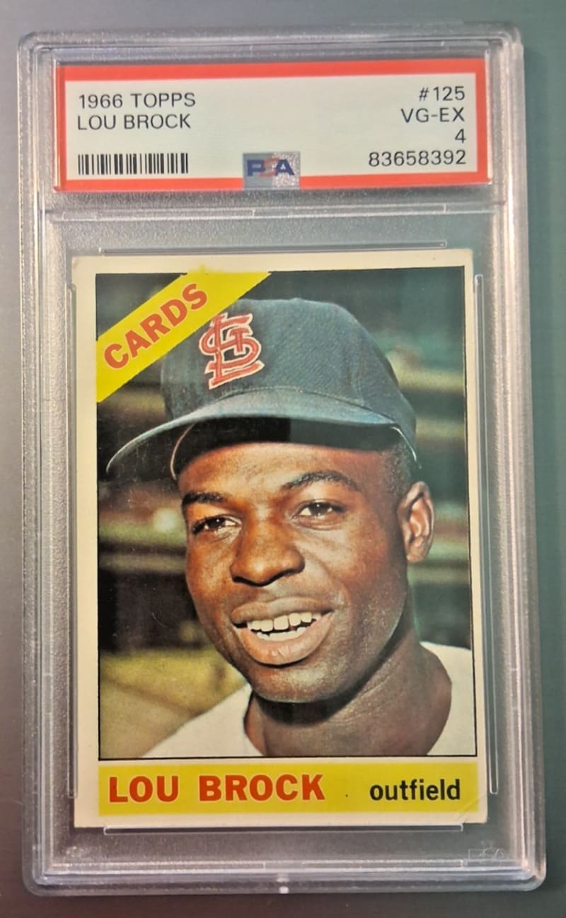 1966 Topps Lou Brock #125 front