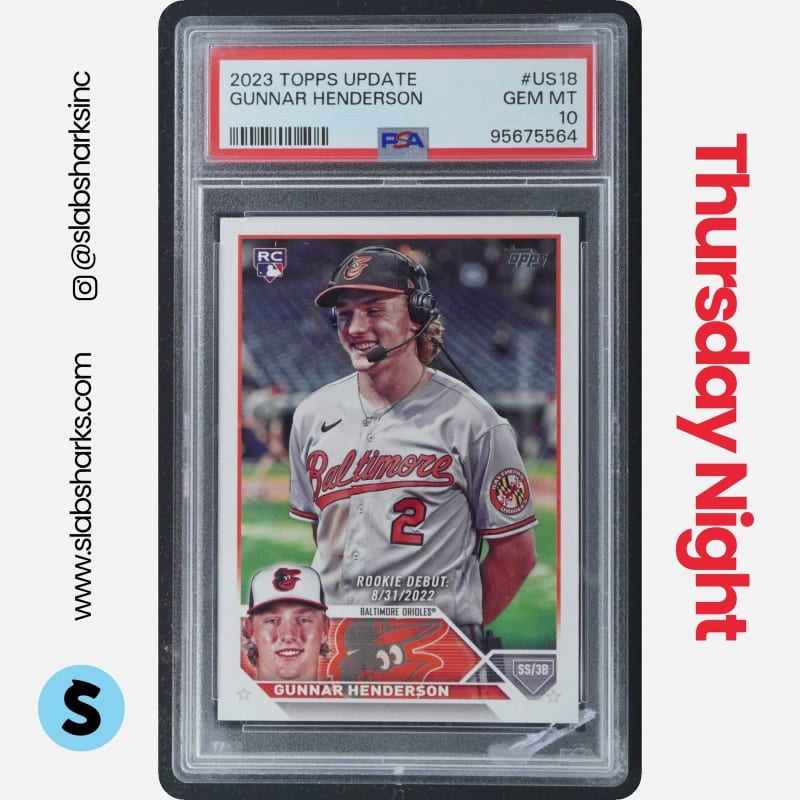 2023 Topps Update Gunnar Henderson #US18 front