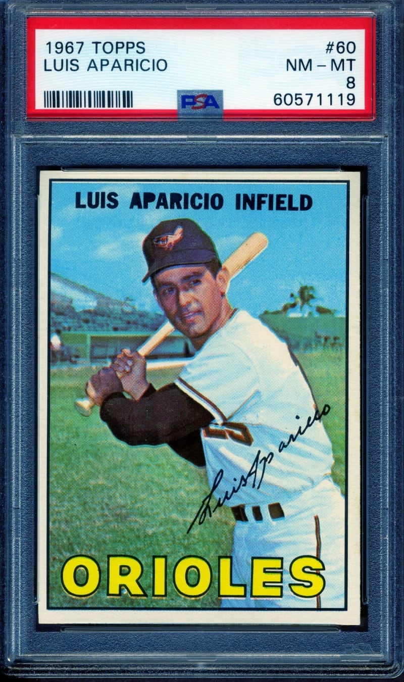 1967 Topps Luis Aparicio #60 front