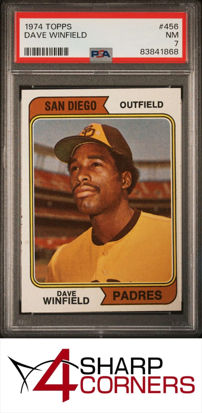 1974 Topps Dave Winfield #456 front