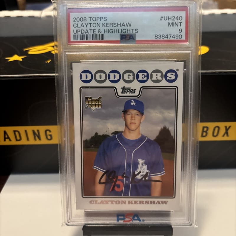 2008 Topps Updates & Highlights Clayton Kershaw #UH240 front