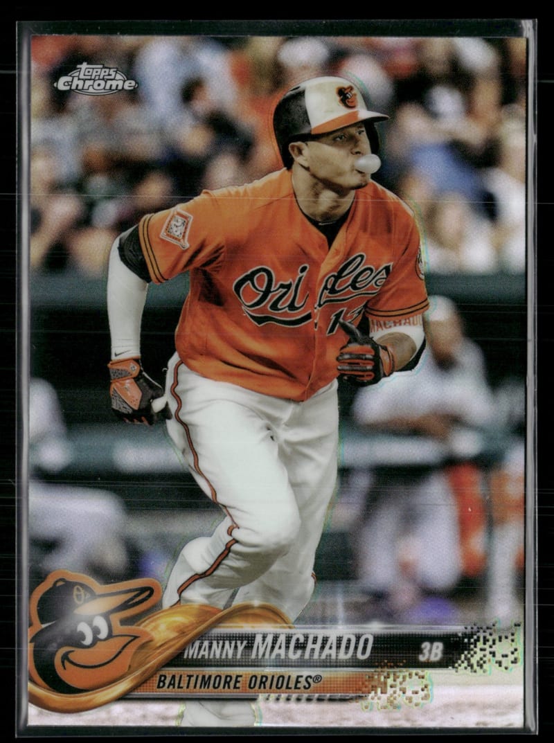 2018 Topps Chrome Refractor Manny Machado #94 front