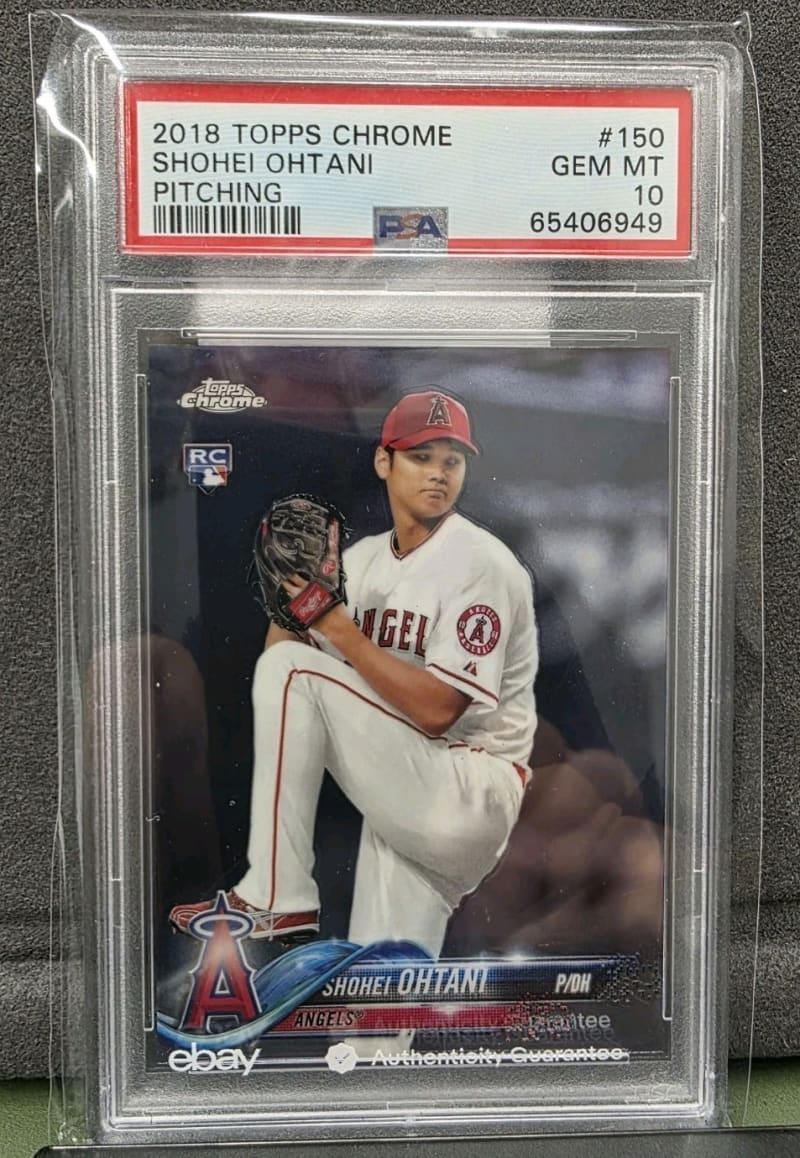 2018 Topps Chrome Shohei Ohtani #150 front